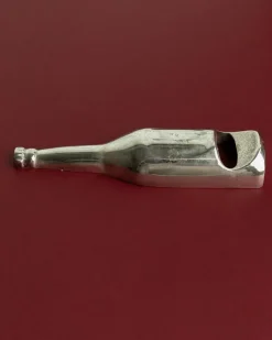 Versilberter Vintage Flaschenöffner, 1970er