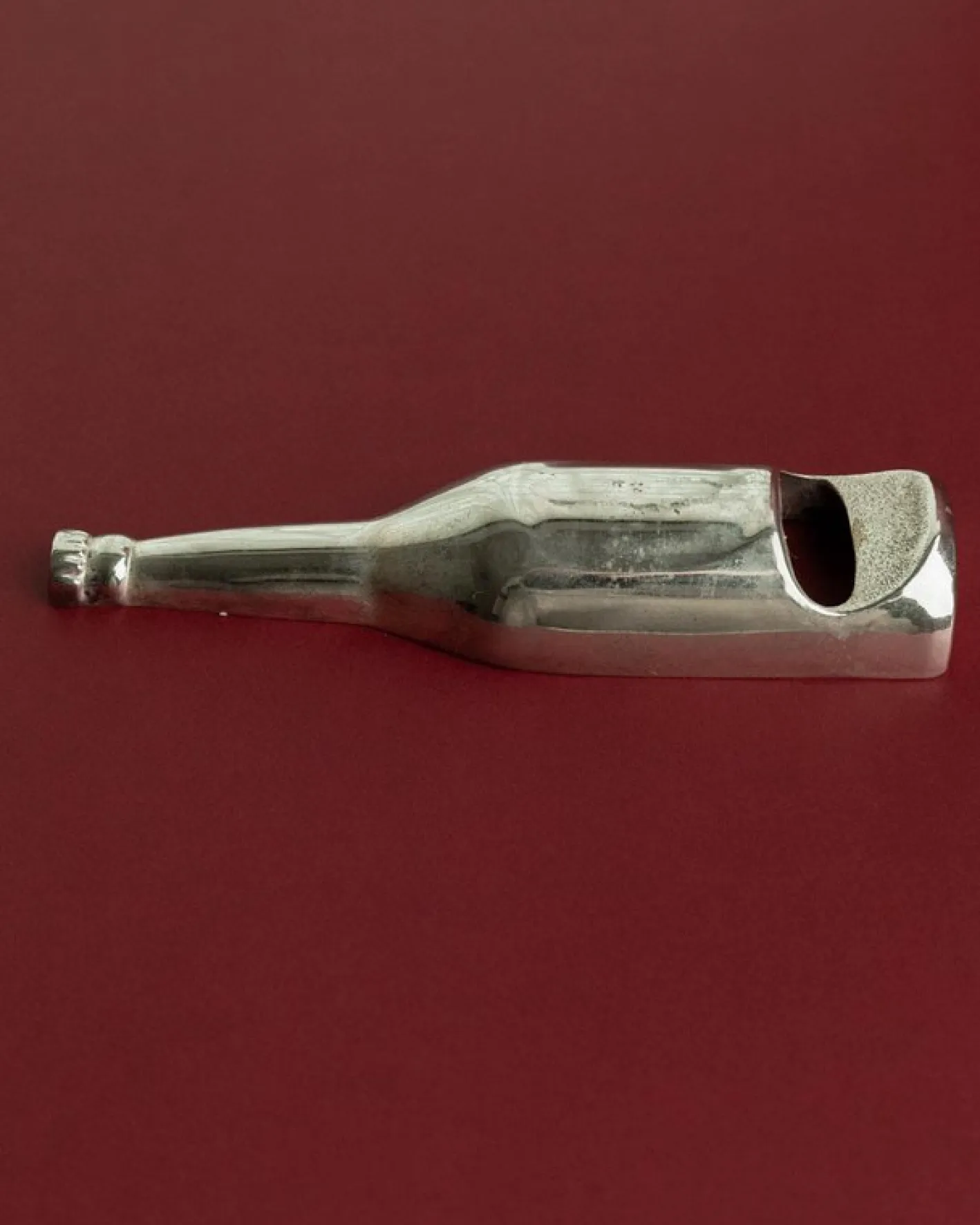 Versilberter Vintage Flaschenöffner, 1970er