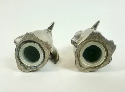 Versilberte Salz & Pfeffer Pinguine, 1970er, 2er Set