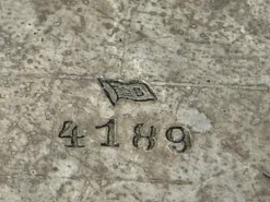 Versilbertes Art Deco Serviertablett mit Griff aus Bakelit von František Bibus & Son, 1930er
