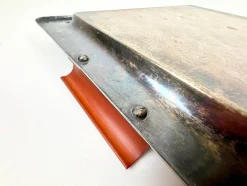 Versilbertes Art Deco Serviertablett mit Griff aus Bakelit von František Bibus & Son, 1930er