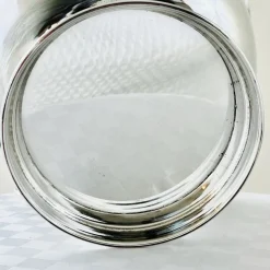 Versilberte Schale im Georgianischen Stil mit Löwenkopf, Gadroon-Rand und Münzmedaillons, 1930er-1950er
