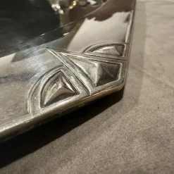 Versilbertes Judgenstil Tablett von Albert Kohler für WMF, 1890er