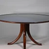 Versone Couchtisch aus Blauem Spiegelglas von Pietro Chiesa für Fontana Arte, 1940