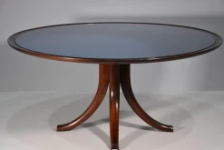 Versone Couchtisch aus Blauem Spiegelglas von Pietro Chiesa für Fontana Arte, 1940