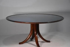 Versone Couchtisch aus Blauem Spiegelglas von Pietro Chiesa für Fontana Arte, 1940