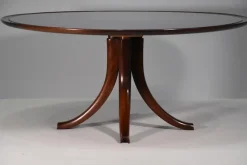 Versone Couchtisch aus Blauem Spiegelglas von Pietro Chiesa für Fontana Arte, 1940