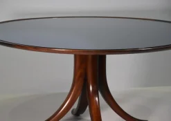 Versone Couchtisch aus Blauem Spiegelglas von Pietro Chiesa für Fontana Arte, 1940