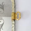 Verspiegeltes Serviertablett aus Murano Glas von Barovier & Toso
