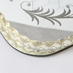 Verspiegeltes Serviertablett aus Murano Glas von Barovier & Toso