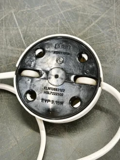 Verstellbare deutsche Vintage Stehlampe aus Eiche & Metall mit handgefertigtem Papierschirm, 1970er