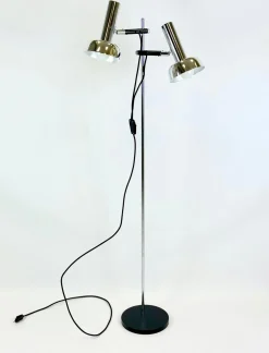 Verstellbare Mid-Century Stehlampe von Koch & Lowy für Omi, 1970er
