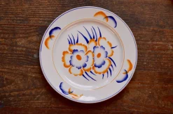 Verviers Teller von Faïencerie de Sarreguemines, 1940er, 6er Set