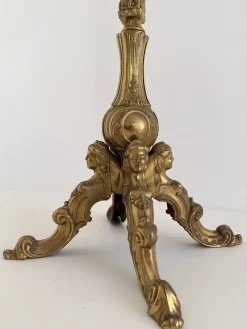 Verzierte italienische Garderobe aus Messing & Onyx-Marmor, 1960er