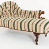 Viktorianische Chaiselongue aus Mahagoni, 1860er