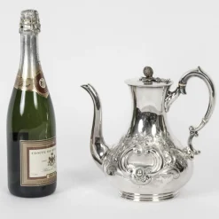 Viktorianische Kaffeekanne von Boardman Glossop & Co., 19. Jh