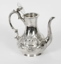 Viktorianische Kaffeekanne von Boardman Glossop & Co., 19. Jh