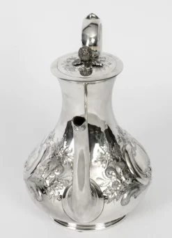 Viktorianische Kaffeekanne von Boardman Glossop & Co., 19. Jh