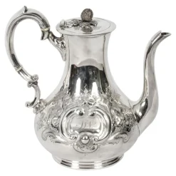 Viktorianische Kaffeekanne von Boardman Glossop & Co., 19. Jh