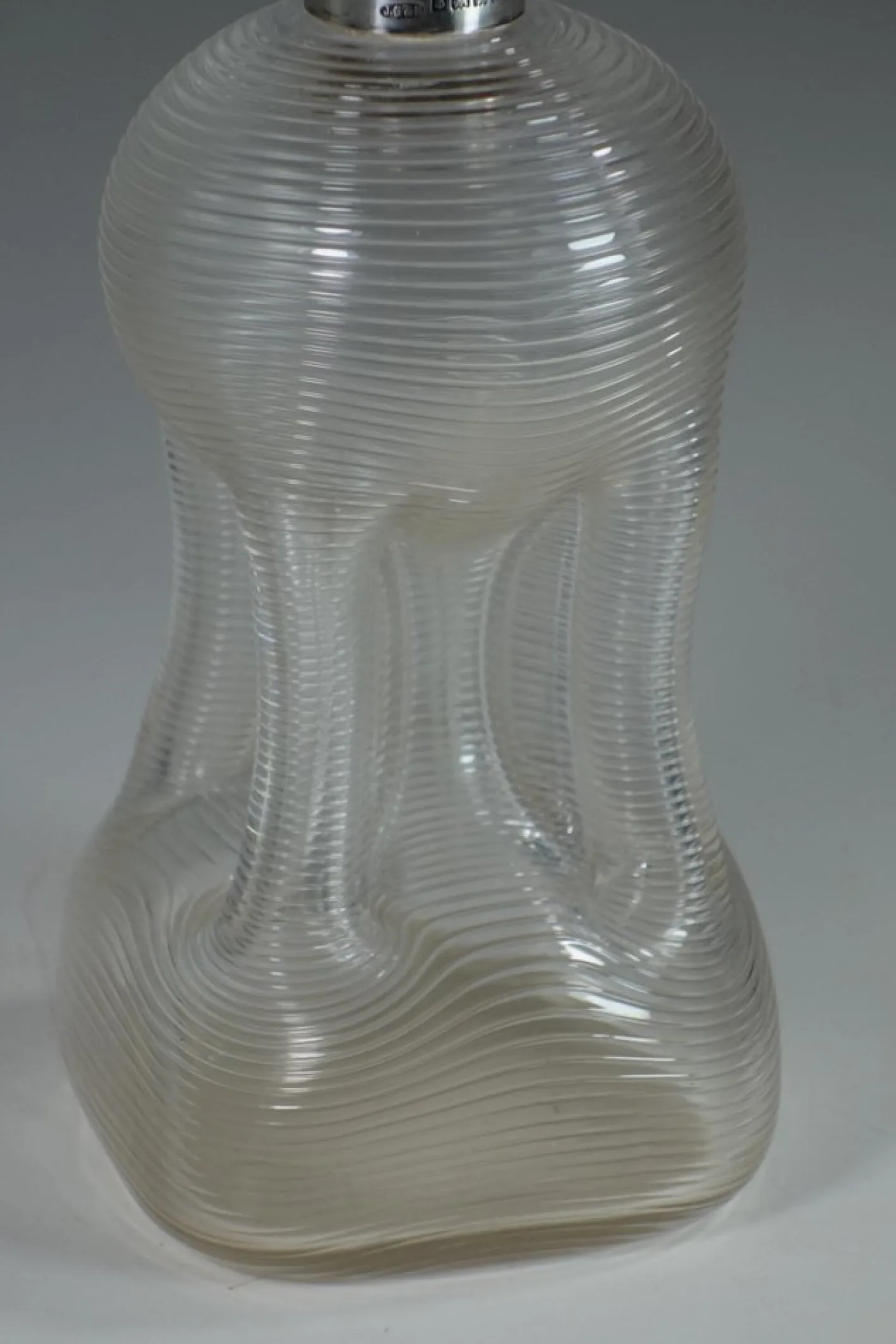 Viktorianische Karaffe aus Sterling Silber Glas von Asprey London, 1890er