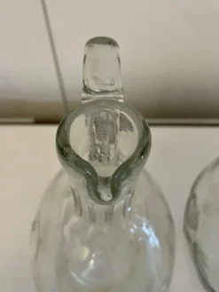 Viktorianische Karaffen aus geschliffenem Glas, 1880er, 2er Set
