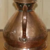 Viktorianischer punzierter 2 Gallonen Kupfer & Messing Krug