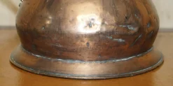 Viktorianischer punzierter 2 Gallonen Kupfer & Messing Krug