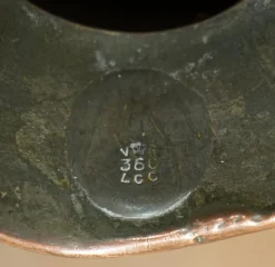 Viktorianischer punzierter 2 Gallonen Kupfer & Messing Krug