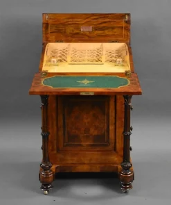 Viktorianisches Davenport aus Wurzelholz, 1860er