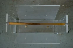 Vintage Acrylglas Zeitschriftenständer