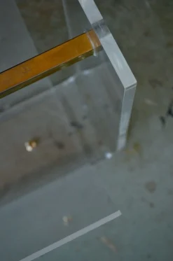 Vintage Acrylglas Zeitschriftenständer
