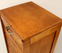 Vintage Aktenschrank aus Eiche, 1930er