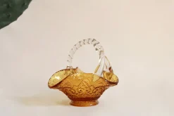 Vintage Ambra Murano Glas Hängelampe, 1960er
