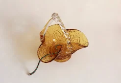 Vintage Ambra Murano Glas Hängelampe, 1960er