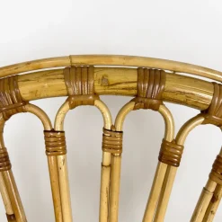 Vintage Armlehnstuhl aus Bambus & Rattan, 1950er