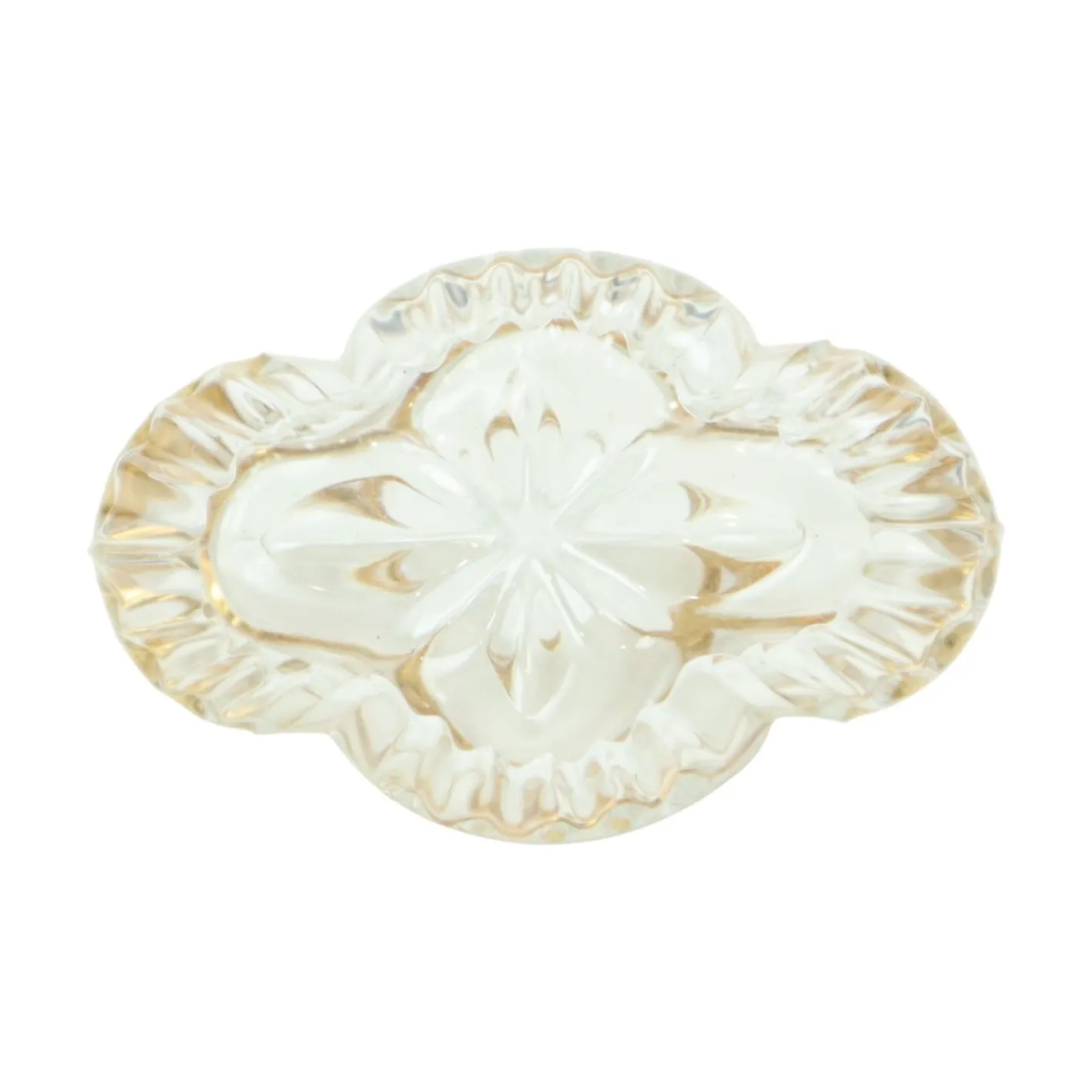 Vintage Art Déco Boudoir Parfümflaschen aus Kristallglas von Fischer, 1950er, 3er Set