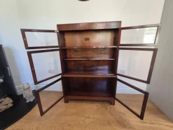 Vintage Art Deco Bücherregal aus glasiertem Mahagoni von Minty Oxford, 1930er