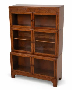 Vintage Art Deco Bücherregal aus glasiertem Mahagoni von Minty Oxford, 1930er