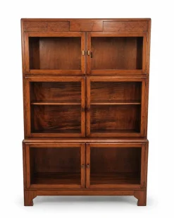 Vintage Art Deco Bücherregal aus glasiertem Mahagoni von Minty Oxford, 1930er
