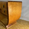 Vintage Art Deco Konsolentisch aus Vogelaugenahorn, 1920er