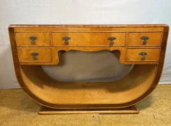 Vintage Art Deco Konsolentisch aus Vogelaugenahorn, 1920er