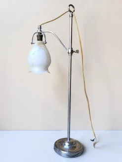 Vintage Art Deco Lampe aus Gusseisen und Bakelit, 1920