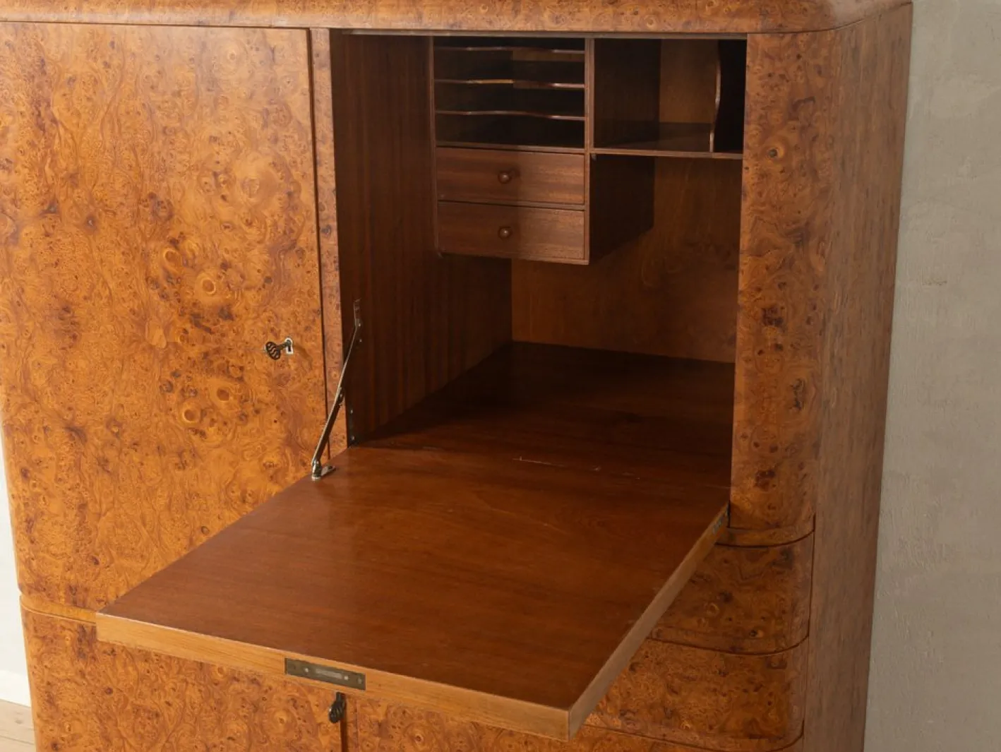 Vintage Art Deco Sekretär, 1920er