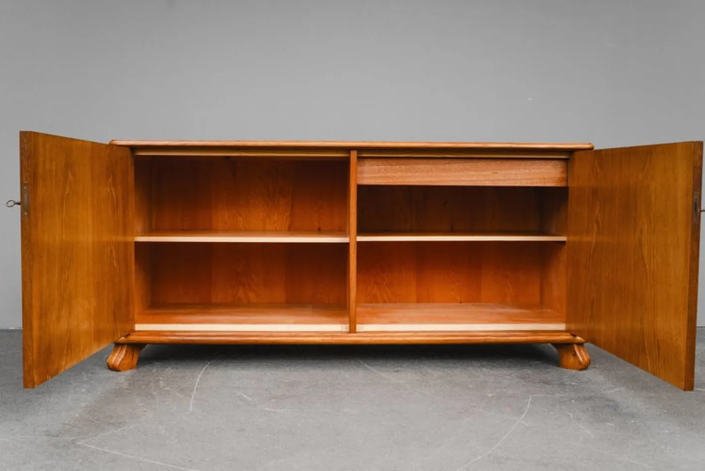 Vintage Art Deco Sideboard aus Eiche