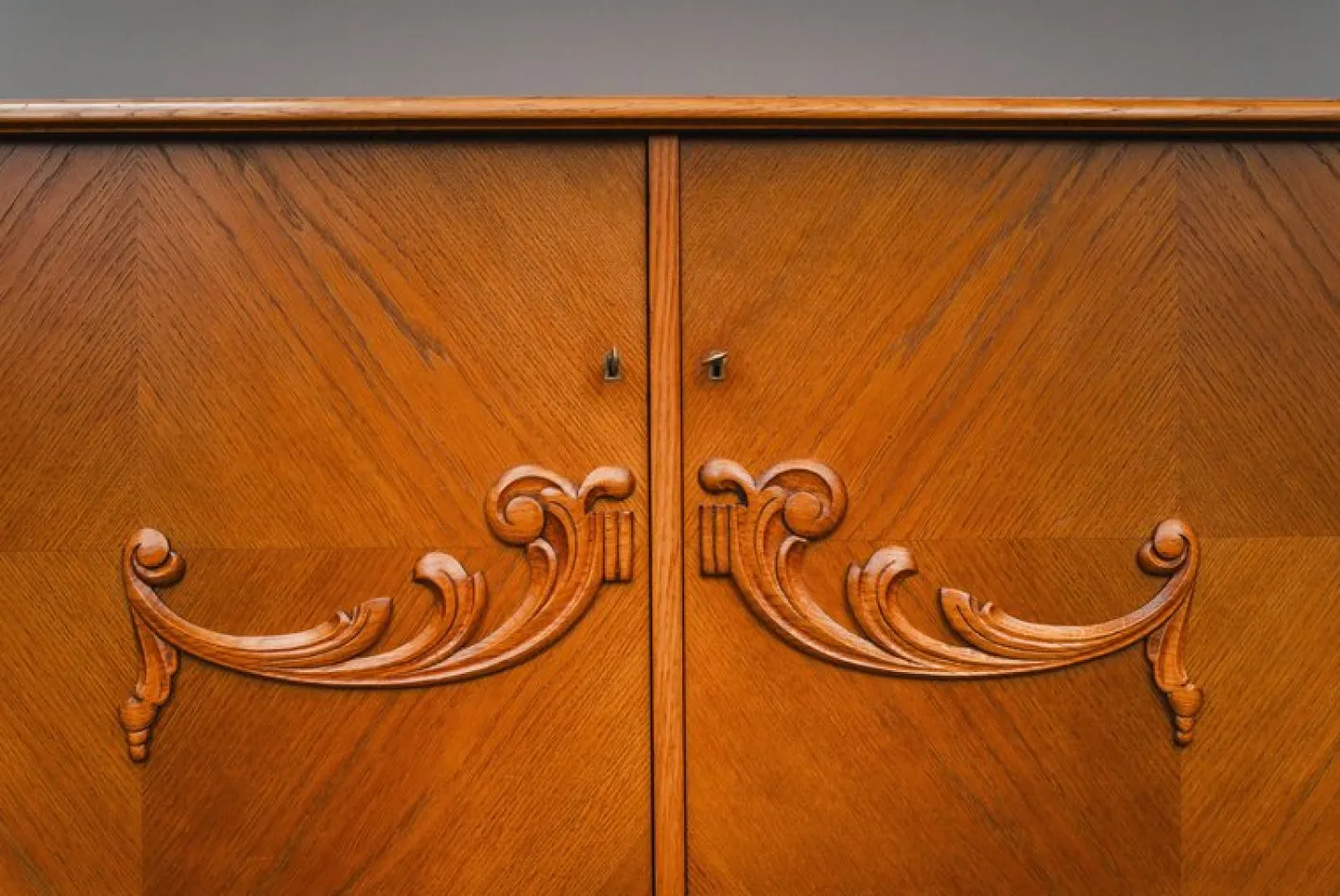 Vintage Art Deco Sideboard aus Eiche