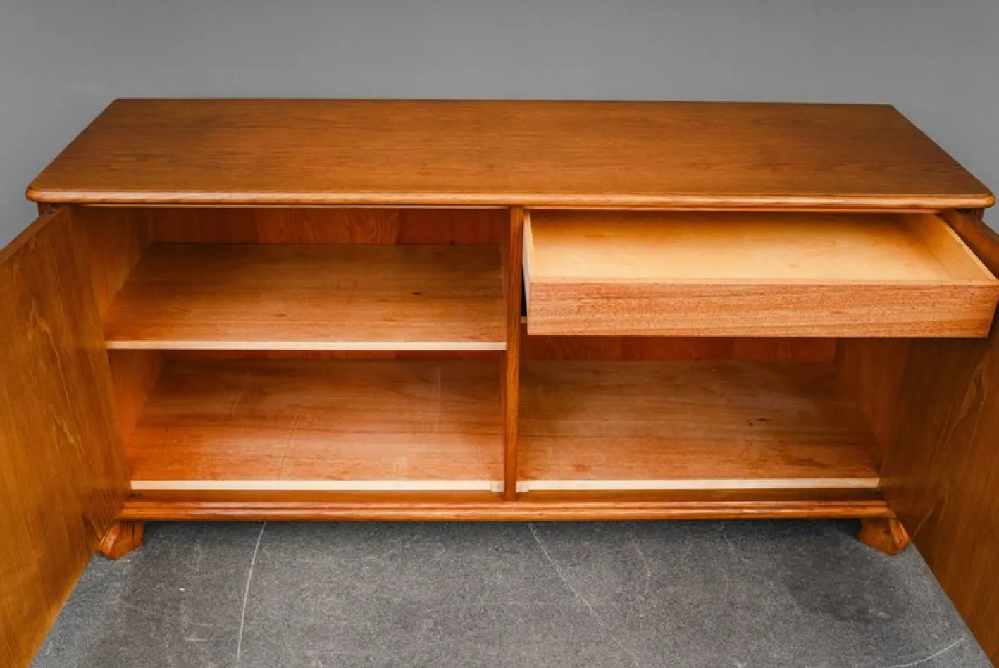 Vintage Art Deco Sideboard aus Eiche