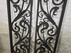 Vintage Art Deco Tortüren aus Schmiedeeisen, 1920er, 2er Set