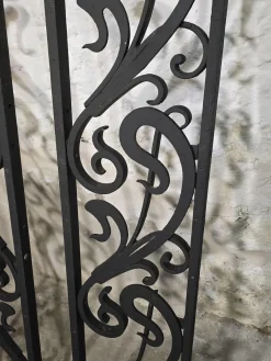 Vintage Art Deco Tortüren aus Schmiedeeisen, 1920er, 2er Set
