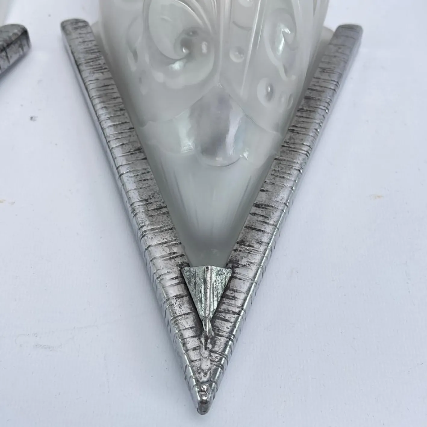 Vintage Art Deco Wandlampen, 1930er, 2er Set