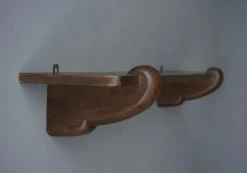 Vintage Art Deco Wandregal, 1920er